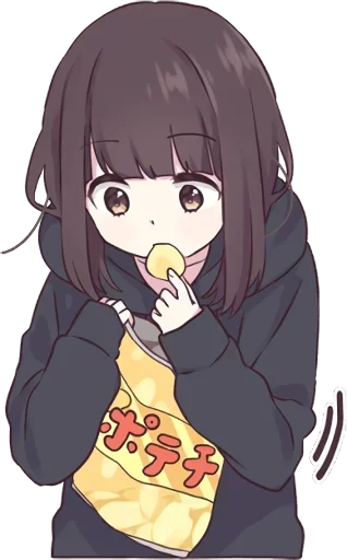 🤤 Стикер «Menhera-chan» для Telegram