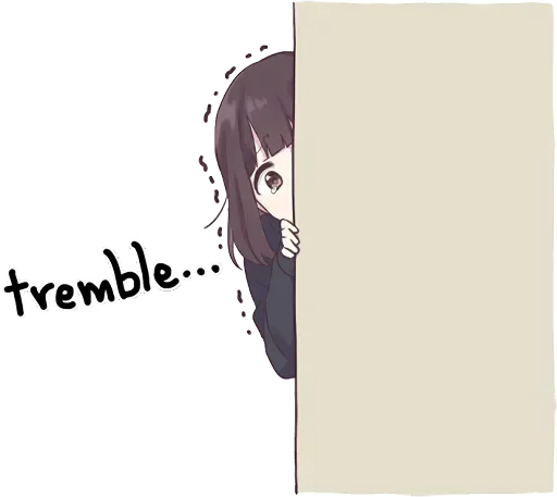 😰 Стикер «Menhera-chan» для Telegram