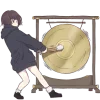 🥁 Эмодзи «Менхера тян» для Telegram