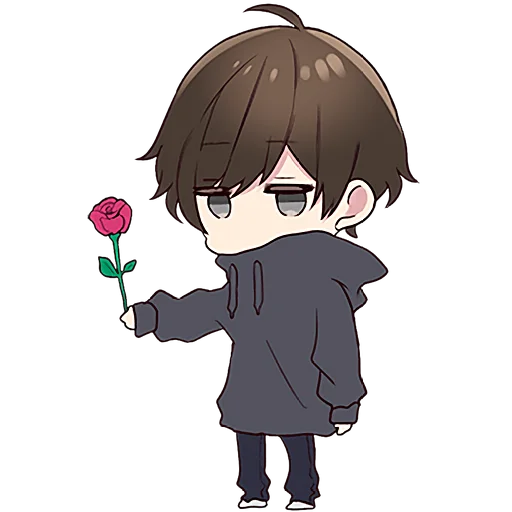 🥀 Стикер «Менхера кун 11» для Telegram