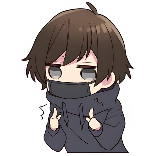 🫰 Стикер «Менхера-кун 8» для Telegram