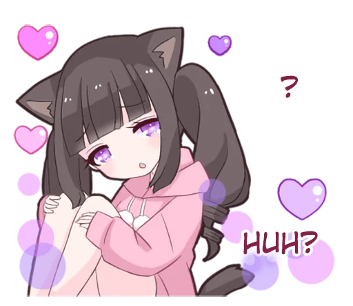 ❓ Стикер «Menhera cat» для Telegram