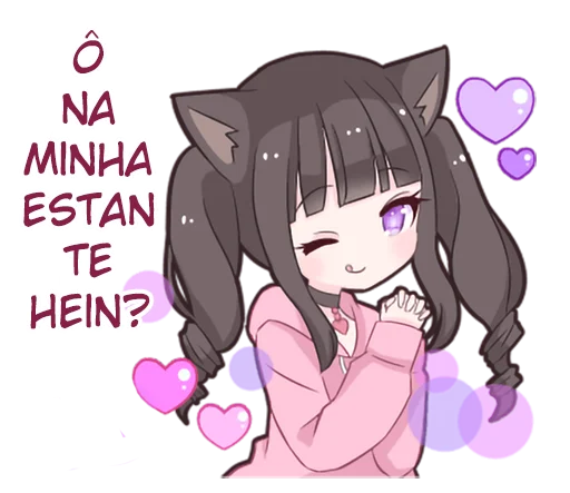 😏 Стикер «Menhera cat» для Telegram