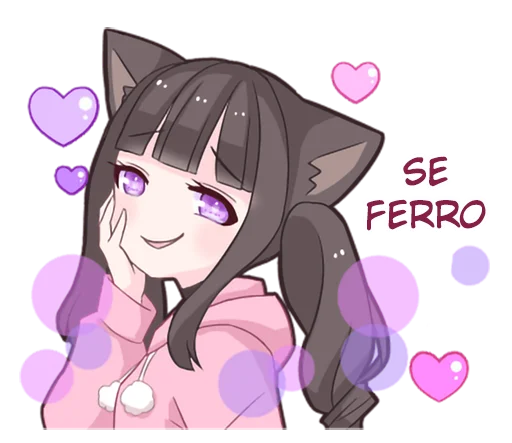 🤪 Стикер «Menhera cat» для Telegram