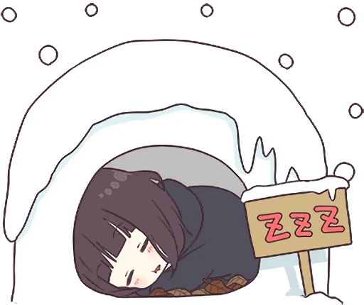 😴 Стикер «Menhera-chan 2» для Telegram