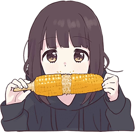 🌽 Стикер «Menhera-chan 2» для Telegram