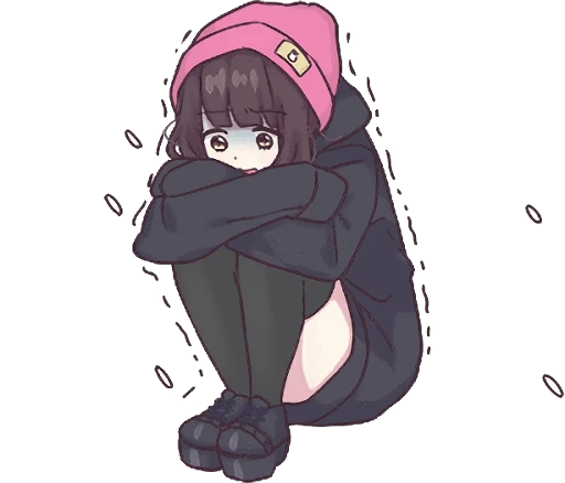 😨 Стикер «Menhera-chan 2» для Telegram