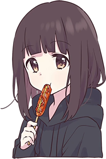 🌭 Стикер «Menhera-chan 2» для Telegram