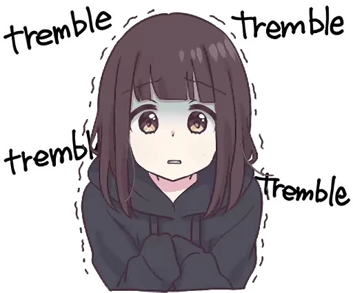 😨 Стикер «Menhera-chan 2» для Telegram