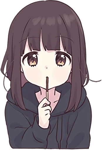🥢 Стикер «Menhera-chan 2» для Telegram