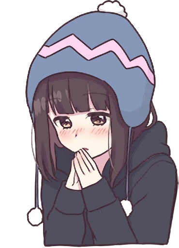 😷 Стикер «Menhera-chan 2» для Telegram