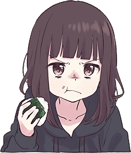 🍙 Стикер «Menhera-chan 2» для Telegram