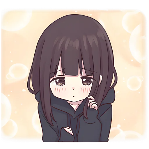 😅 Стикер «Менхера-чан (bonus)» для Telegram