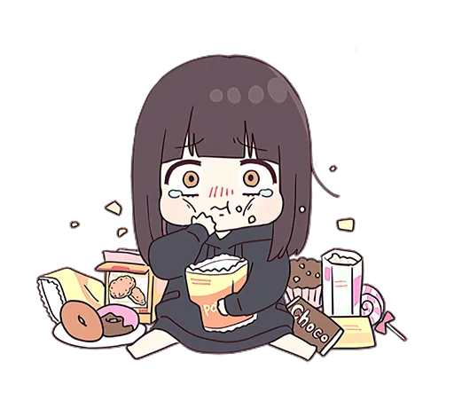 🌭 Стикер «Menhera» для Telegram
