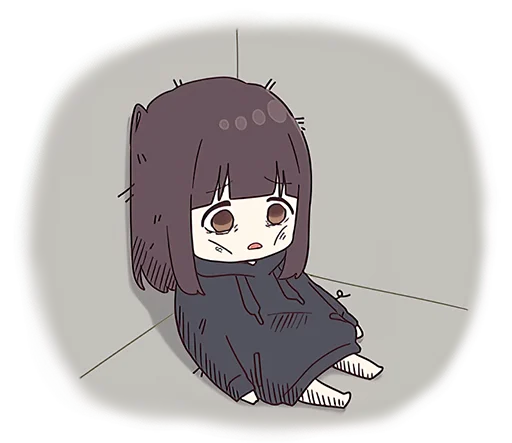 😫 Стикер «Menhera» для Telegram
