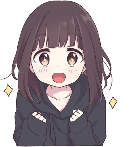 😳 Стикер «Menhera-chan-creditless» для Telegram