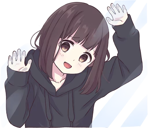 😙 Стикер «Menhera-chan-creditless» для Telegram