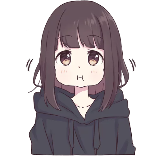 😗 Стикер «Menhera-chan-creditless» для Telegram