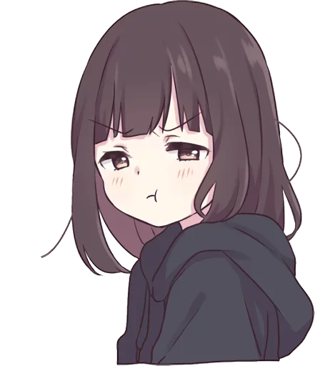 😠 Стикер «Menhera-chan-creditless» для Telegram