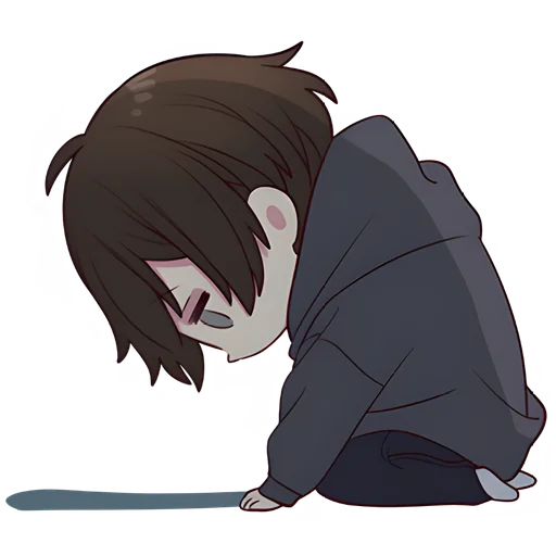 😥 Стикер «Менхера кун 7» для Telegram