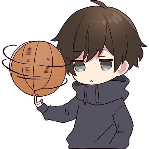🏀 Стикер «Менхера кун 2» для Telegram