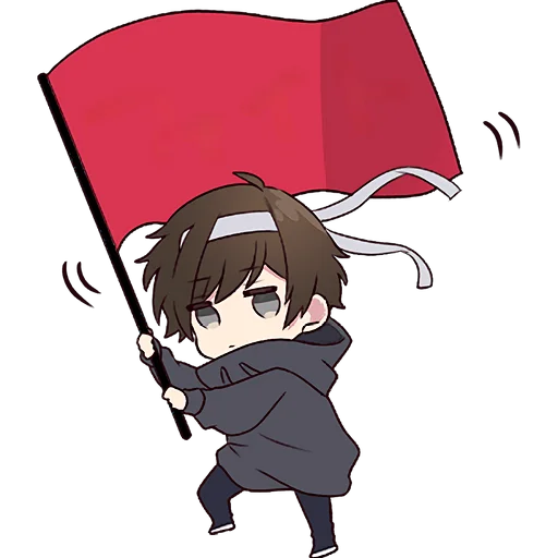 🚩 Стикер «Менхера кун 2» для Telegram