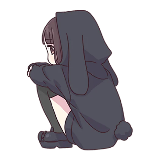 😒 Стикер «Менхера–тян» для Telegram