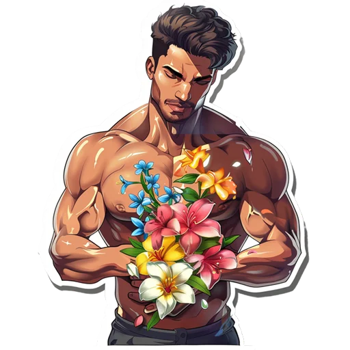 🪻 Стикер «men 8 марта» для Telegram