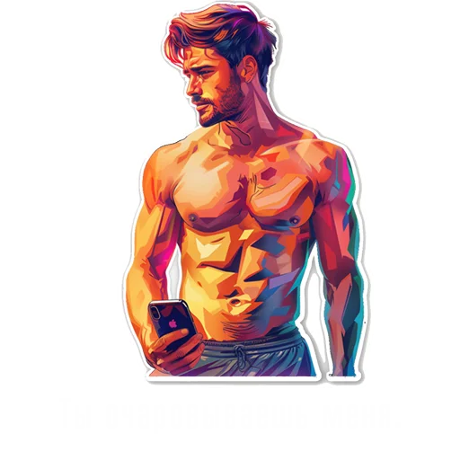 😘 Стикер «Mens» для Telegram