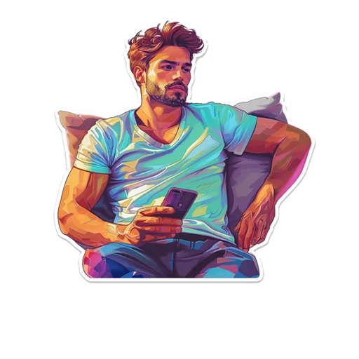 😍 Стикер «Mens» для Telegram