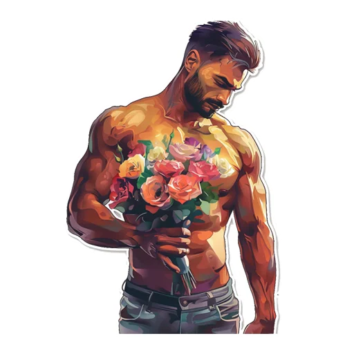 💐 Стикер «Mens» для Telegram