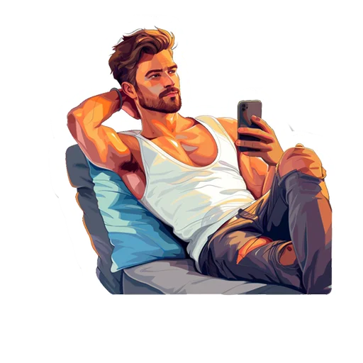 😘 Стикер «Mens» для Telegram