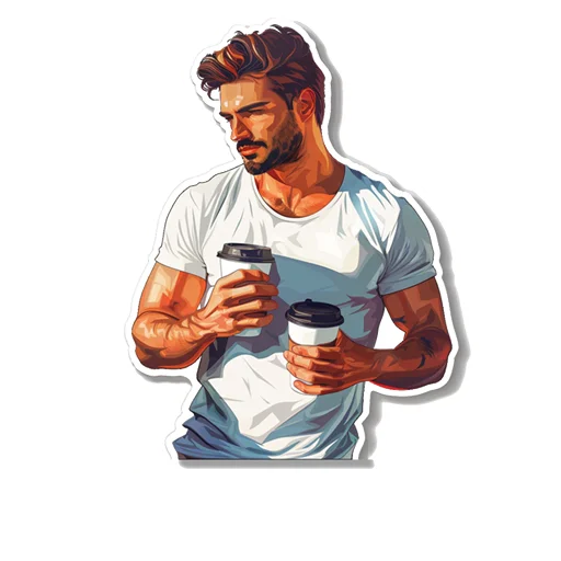 ☕️ Стикер «Mens» для Telegram