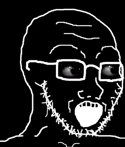 👀 Стикер «Mental Rot» для Telegram