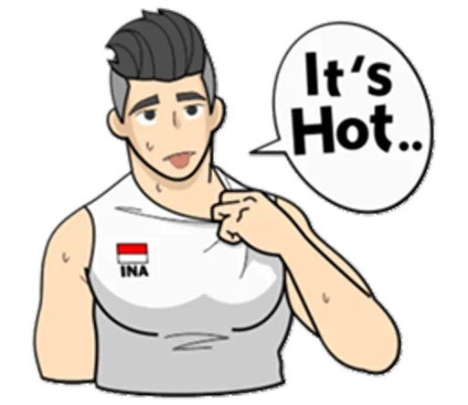 🌶 Стикер «Men» для Telegram