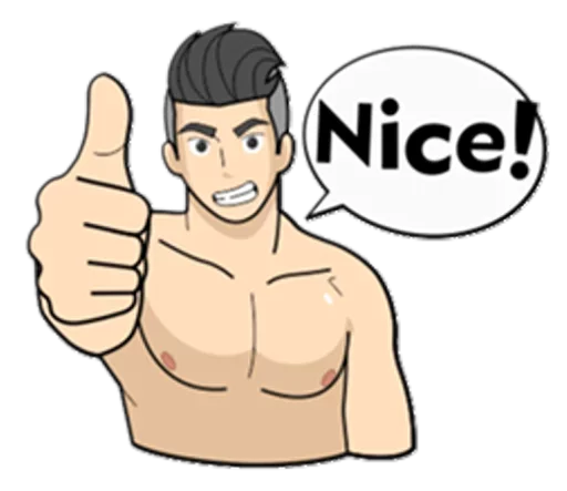 👍 Стикер «Men» для Telegram