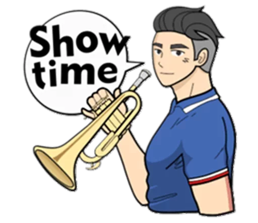 🎺 Стикер «Men» для Telegram