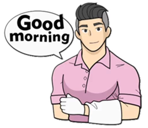 ☕ Стикер «Men» для Telegram