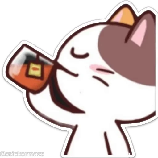 ☕ Стикер «Meong the Meme Cat» для Telegram