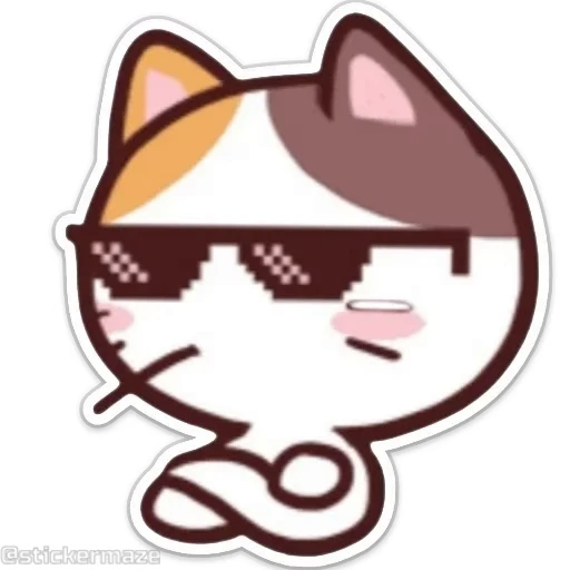 😎 Стикер «Meong the Meme Cat» для Telegram