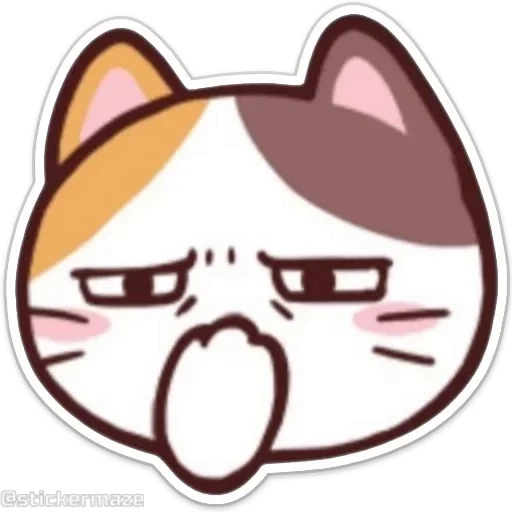 😖 Стикер «Meong the Meme Cat» для Telegram