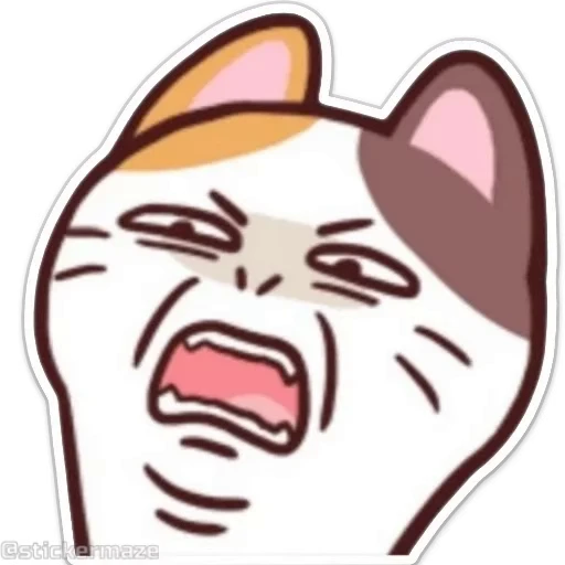 😒 Стикер «Meong the Meme Cat» для Telegram