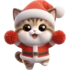 😀 Эмодзи «Новогодний котик» для Telegram