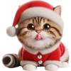 😋 Эмодзи «Новогодний котик» для Telegram