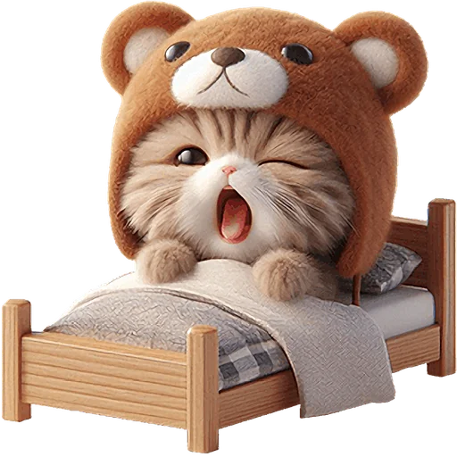 ☀ Стикер «Пушистые мишки» для Telegram