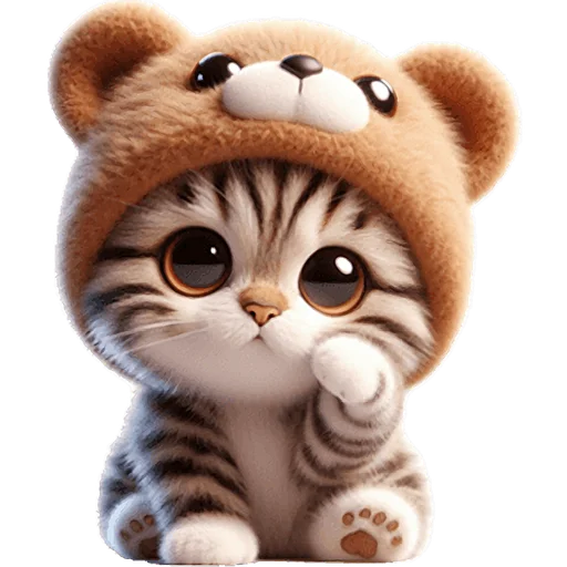 🥹 Стикер «Пушистые мишки» для Telegram