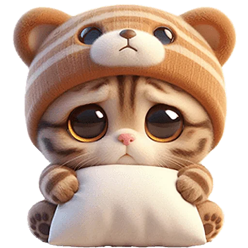 🥺 Стикер «Пушистые мишки» для Telegram