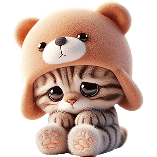 🥺 Стикер «Пушистые мишки» для Telegram