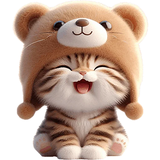 ☺️ Стикер «Пушистые мишки» для Telegram