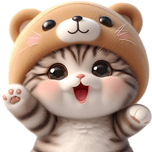 Стикерпак Пушистые мишки для Telegram